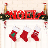 Christmas Led Letter Lights Sign Table Decoration Christmas Light Up Letters Battery Powered Letter For Home Bar Christm