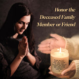 Memorial Candle Gift, Condolence Remembrance Gifts For Loss Of Loved One, Mother, Father, Brother, Sister, Sympathy Cande For Loss, Memorial Bereavement Gifts