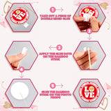 , Red Galentines Photo Props - Pack Of 35 | Galentine Photo Booth Props For Galentines Decorations | Galentines Day Decorations For Party | Galentines Day Photo Props | Valentine Photo Props