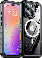 iPhone 16 Pro Waterproof Case, IP68, Built-in Screen & Camera Protector, 6.3"