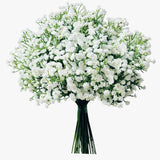 30 Pcs Baby'S Breath Artificial Flowers Real Touch Faux Gypsophila Bouquet Diy Floral Bouquets Arrangement For Wedding Centerpieces And Decorations