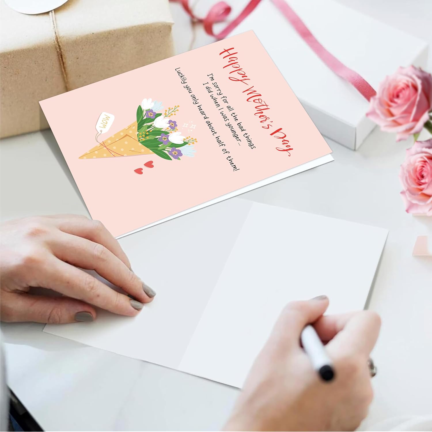 Funny Mother'S Day Card From Daughter Or Son, Humorous Mothers Day Greeting Card, Mothers Day Gifts For Mom, I'M Sorry For All The Bad Things I Did When I Was Younger