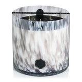 Zodax Apothecary Guild Scented Opal Glass Jar Candle - 128 oz/5-Wick - Lemon Peel, Lavender & Tarragon
