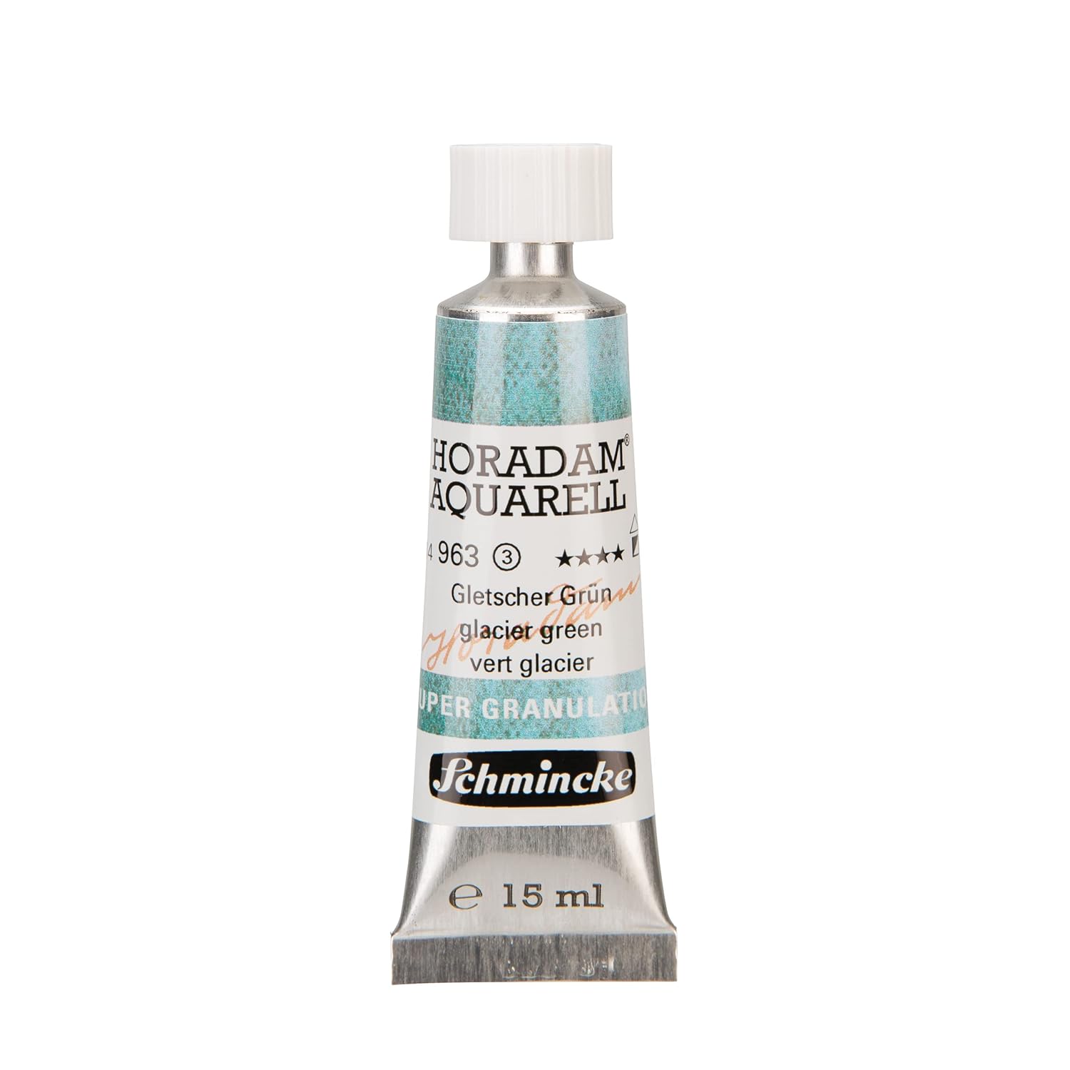 - Horadam Aquarell, Super Granulation, 14 963 006 Glacier Green, 15 Ml Tube, Very Strong Granulating Colors, Finest, Super Granulating Watercolors