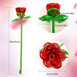 Artificial Flowers Metal Bouquet Roses Flower,6Pcs Silver Black Fake Rose,Aluminum Armature Crafted Waterproof,Office Hotel Table Decor,Mother'S Day Valentine’S Day Girl'S Birthday Party