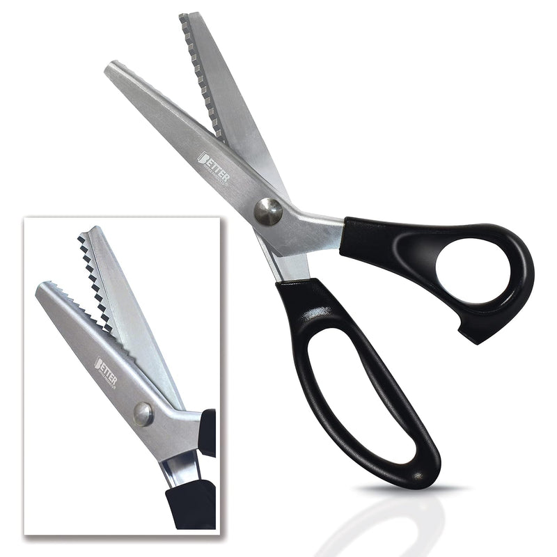 Professional Pinking Shears, 9" Stainless Steel Fabric Pinking Shears, By , Dr