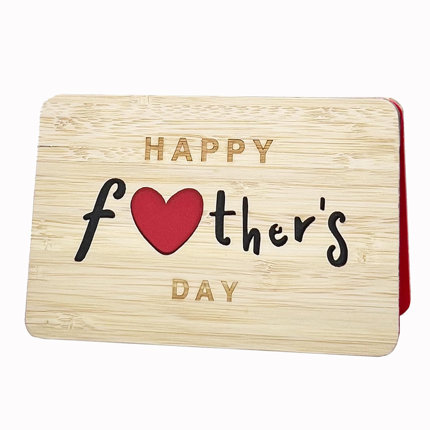 Happy Fathers Day Gift Cards,Handmade Wooden Greeting Cards,Thank You Card,Father'S Day Card For Dad