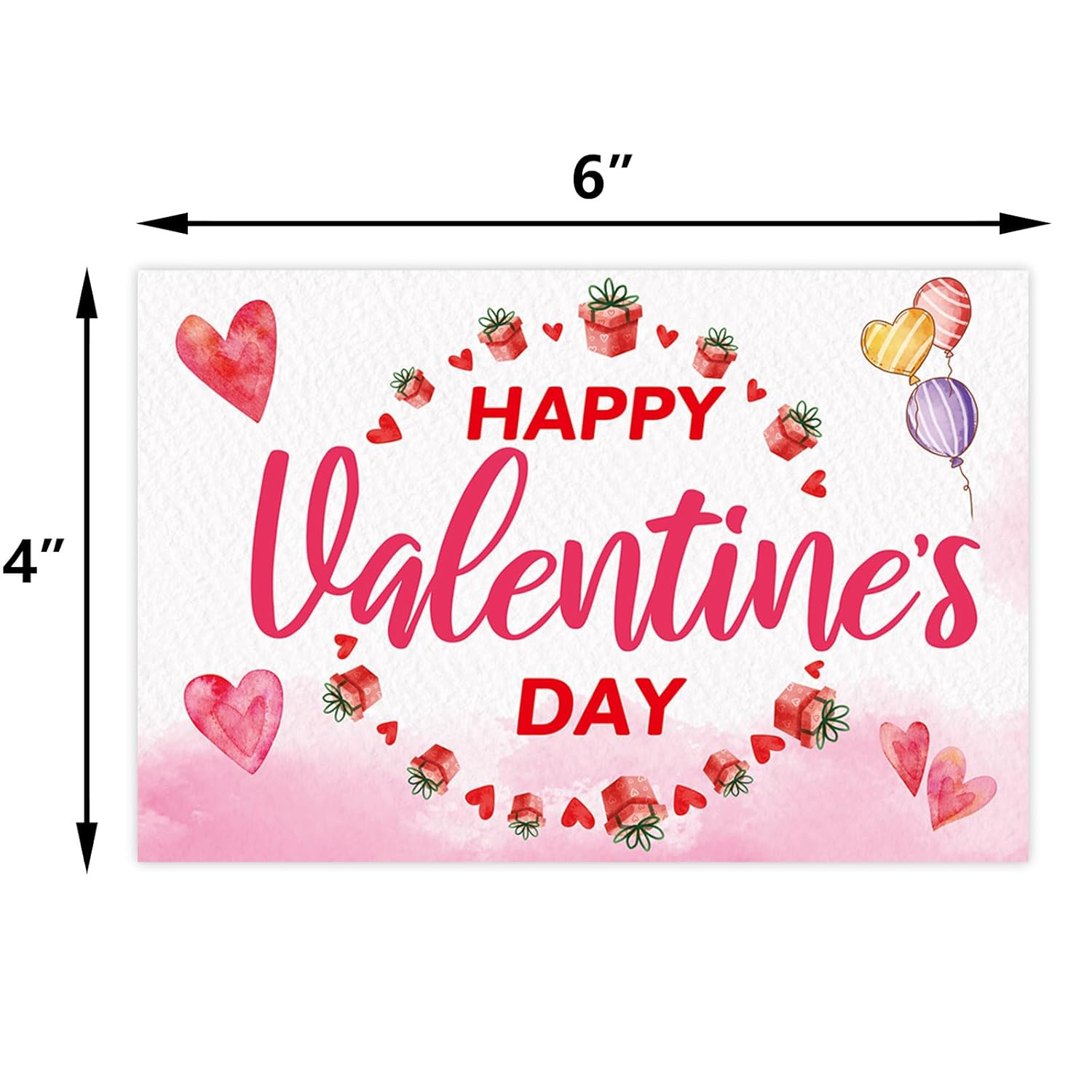 24 Pack Valentines Day Cards Assortment Bulk Hearts Greeting Cards With Envelopes And Stickers For Valentines Day Party Favors Supplies