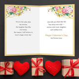 Wife Valentines Day Card, Romantic Valentines Day Cards Gifts For Wife From Husband, Sweetest Vday Gift For Her