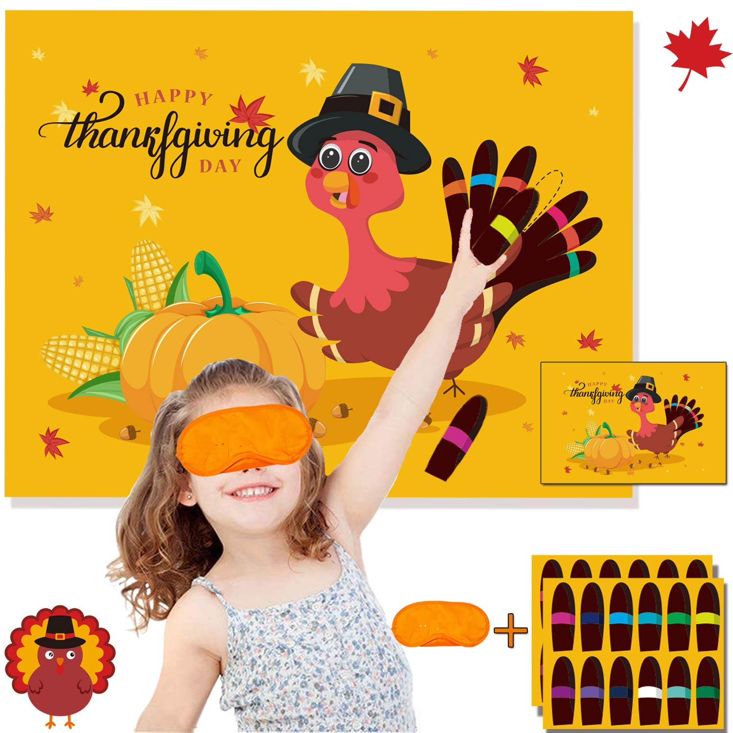 Thanksgiving Party Games: Kids' Games, Pin The Tail On The Turkey, Party Decor & Activities