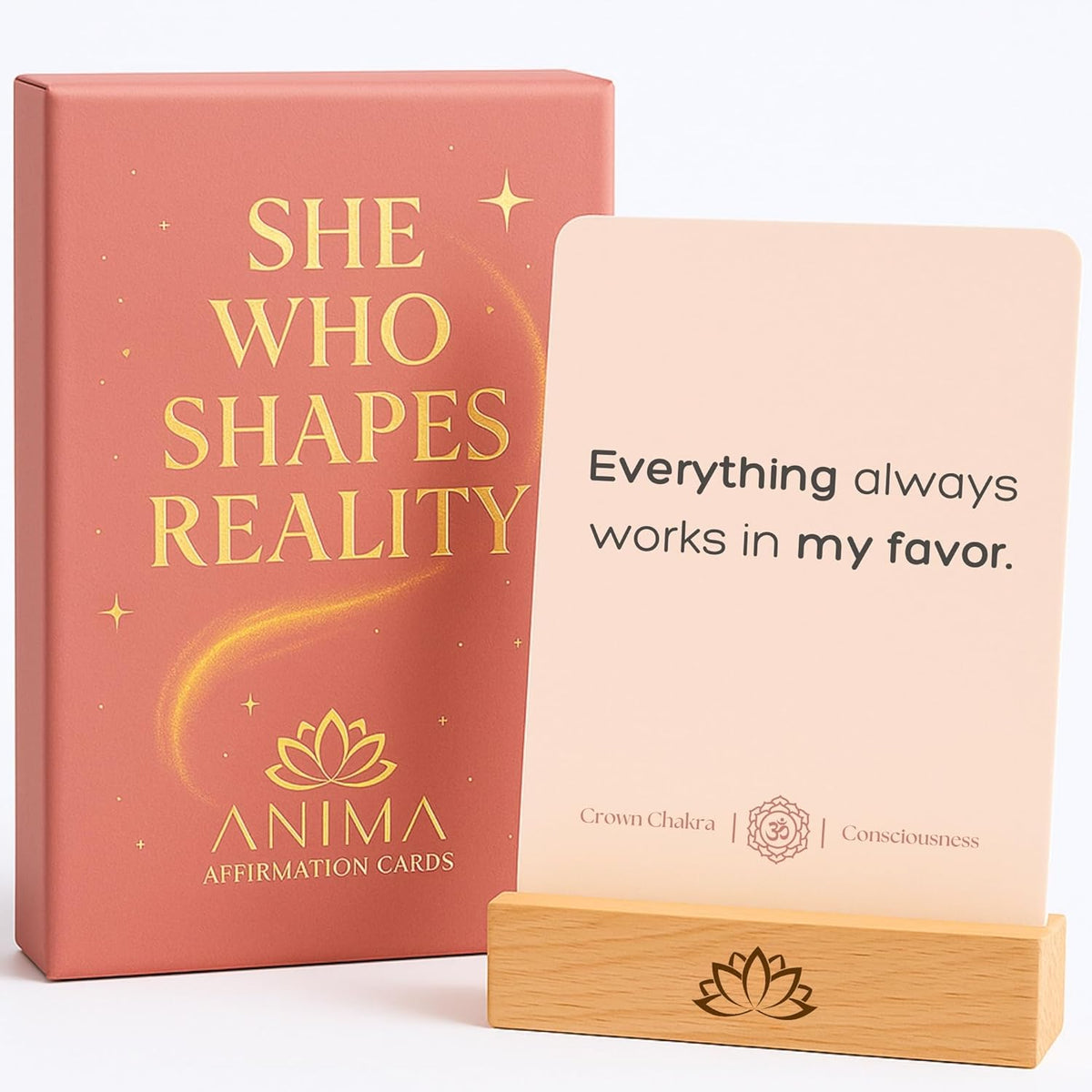 Daily Affirmation Cards – 40 Spiritual Mindfulness Cards For Inner Healing, Self-Love & Manifestation – Elegant Deck For Women With Gift Box & Guide – Uplifting Positive Quotes For Daily Use