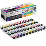 Acrylic Paint Set With 48 Opaque & Vibrant Colors For Beginners & Students – 22Ml Tubes Of Artist-Quality Acrylic Paints For Painting On Different Surfaces