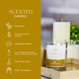 14.5Oz Vanilla Sugar Scented Candle, Cozy Fall Home Fragrance, Soy Wax Candle With Long-Lasting Burn, Gift For Women & Men