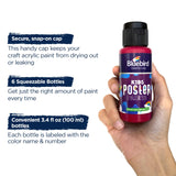 BLUEBIRD Premium Poster Paints 3.4 Fl Oz / 100ml Set of 6 - Vibrant Primary Colors for Stunning Artwork and Creative Projects