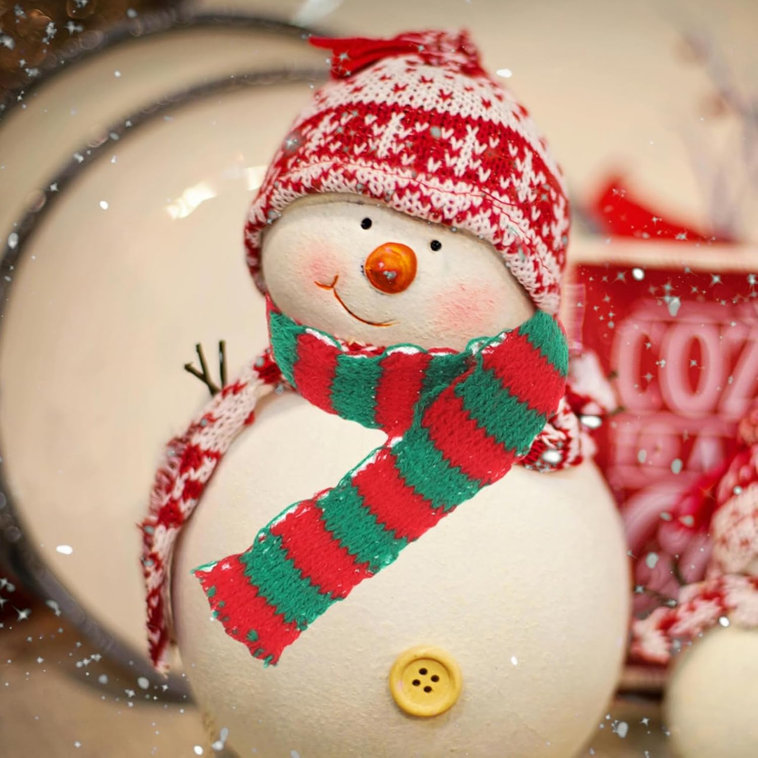 30Pcs Mini Scarf Red Green Christmas Decorations Diy Doll Clothes Toys Small Scarf For Holiday Wine Bottle Decorations Christmas Set Santa Hats For Crafts