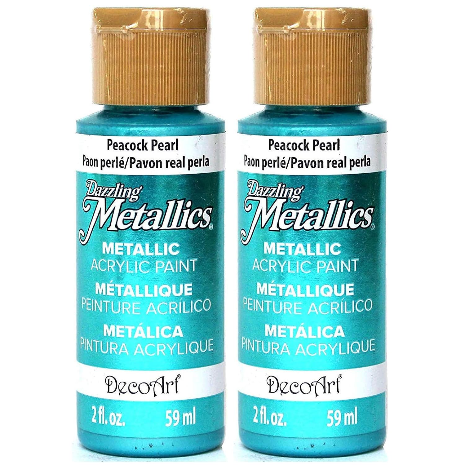 Dazzling Metallics Acrylic Paint 2oz-Peacock Pearl