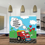 Funny Valentine'S Day Card For Husband Wife Boyfriend Girlfriend - Choo- Choo- Choose - Funny Anniversary Card For Women Men Her Him, 5.7 X 5.7 Inch Greeting Cards For Fiance Fiancee