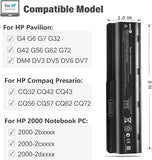 MU06 Laptop Battery Replacement for HP Pavilion G6 G7 G62 DV6 CQ42 5200mAh