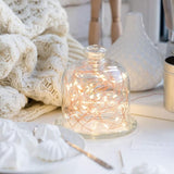 2 Pack Battery Operated LED String Lights 16.5FT 50 Dimmable LEDs with Remote Waterproof for Christmas Wedding Decor