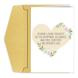 Sympathy First Mothers Day Card, In Memory Of Mother'S Day Card, Grieving Mothers Day Card, Bereaved Mother'S Day Card From Children, Thinking Of You Card