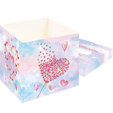 Valentine Boxes For Kids Valentines Day Cards With Heart Mailbox Set For Boy Girl Toddlers School Classroom Holiday Favor Exchange Supplies 1 Box, 32 Valentine Cards, 1 Teacher Card, 35 Stickers