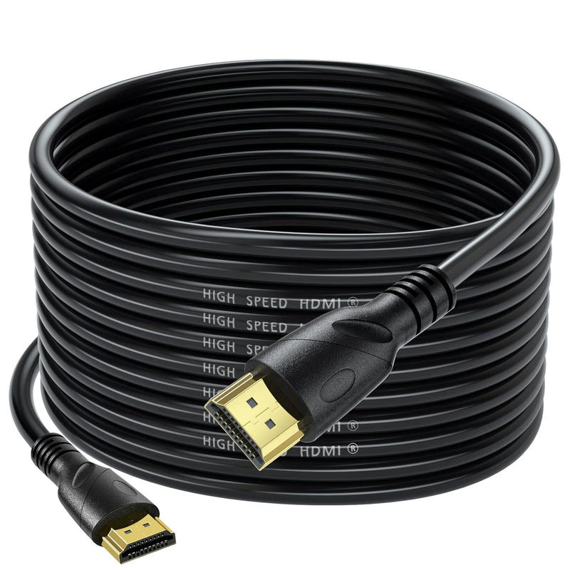 4K Hdmi Cable 50Ft Ultra High Speed Hdmi 2.0 Cables 18Gbps Gold Plated Connect