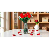 Bouquet Building Set Roses- Fake Flowers Building Set -Artificial Flowers Used For Home Decoration -Tables, Dormitories, Bookshelves, Office Decoration Flowers For Women
