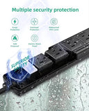Outdoor Weatherproof Power Strip 6 Outlets 6FT Cord 1875W Surge Protector