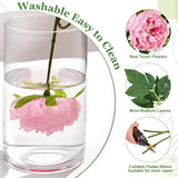 3Pcs Real Touch Peonies Artificial Flowers, 22In Pink Fake Peonies Artificial Peonies Flowers Latex Large Faux Peony Flowers For Centerpiece Table Wedding Party Home Decor