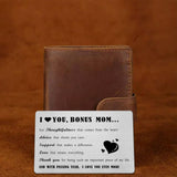 Bonus Mom Mothers Day Gifts - I Love You Wallet Card For Bonus Mom - Stepmom Mothers Day Keepsake