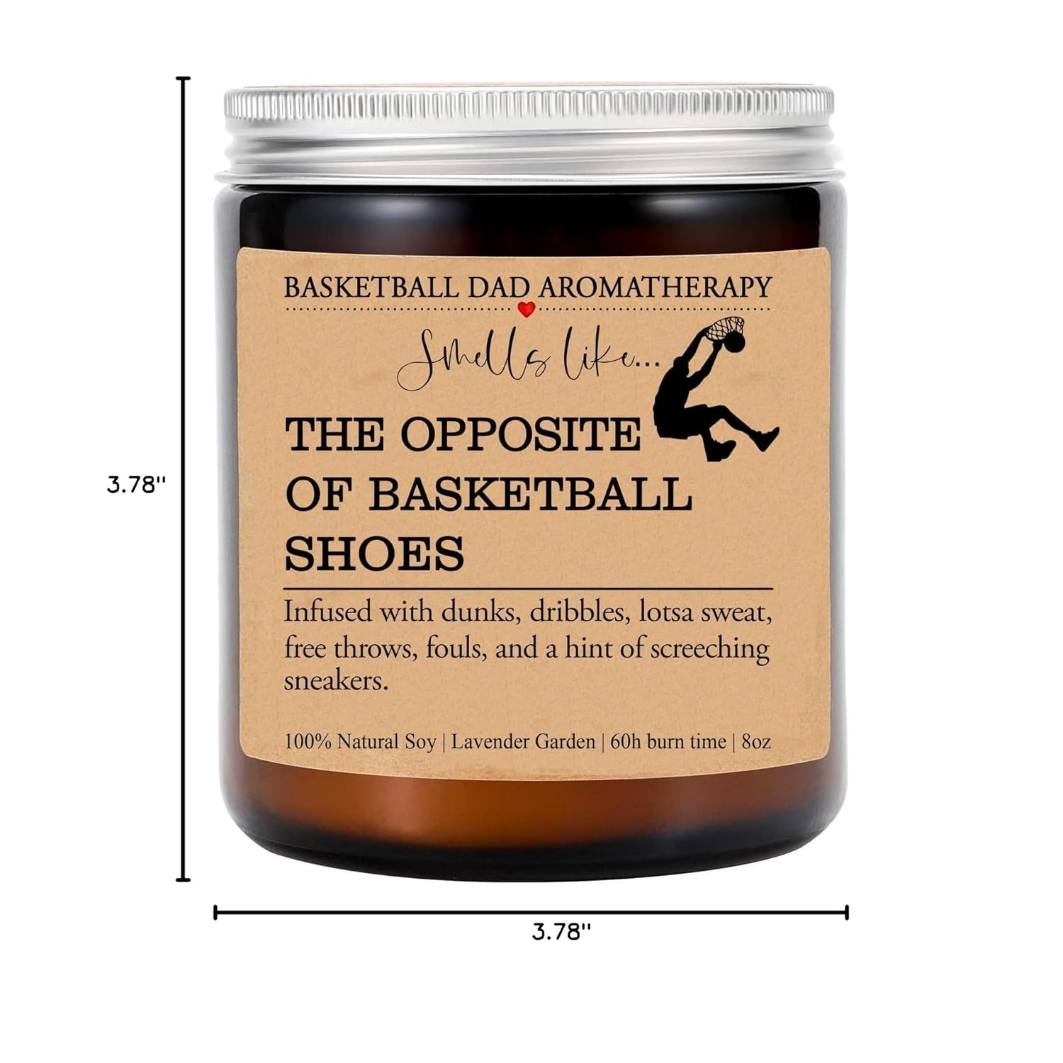 Basketball Dad - Basketball Dad Candle - Basketball Dad Gift - Basketball Team Dad Gift - Birthday Gift For Dad - Father'S Day Gift - Unique Gift For Dad - Basketball Dad Gift Manager
