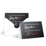 30 Pack Box Of Thank You Cards With Envelopes Bulk Set & Stickers, Blank Thank You Notes Cards With Message Inside, 6×4 Inches, Thank You Note For Employees, Teacher, Birthday, Graduation, Small Business ? Holiday - Black