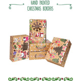 Christmas Wreath Cookie Boxes With Window 48Packs 6X8X2.7 Inch Bakery Box Pastry Box For Christmas