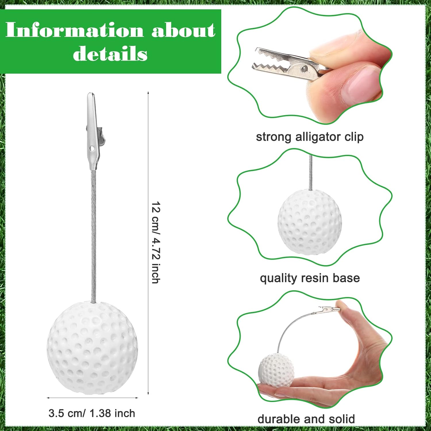 101 Pcs Guess How Many Golf Tees Cards 1 Resin Golf Ball Base Memo Clip Holder 10 Pencils Funny Games For Golf Theme Party Supply Bridal Shower Birthday Baby Shower