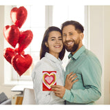 Love You Valentines Day Card For Him Her Husband Wife Romantic Valentines Day Gifts For Boyfriend Girlfriend Anniversary Birthday Love Greeting Card Gifts With Envelope For Wife Husband Couple