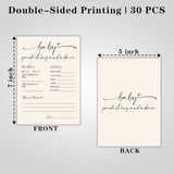 Baby Prediction And Advice Cards, Baby Shower Games Cards, Minimalism Boy Or Girl Baby Gender Reveal Party Favors Decorations And Supplies, 30 Pcs Double-Sided - A07
