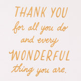 Hallmark Signature Mother's Day Card for Wife (Amazing Person) for Anniversary, Birthday for Wife