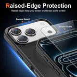 Black Case for iPhone 18 Pro and iPhone 17 Pro Protective Cover