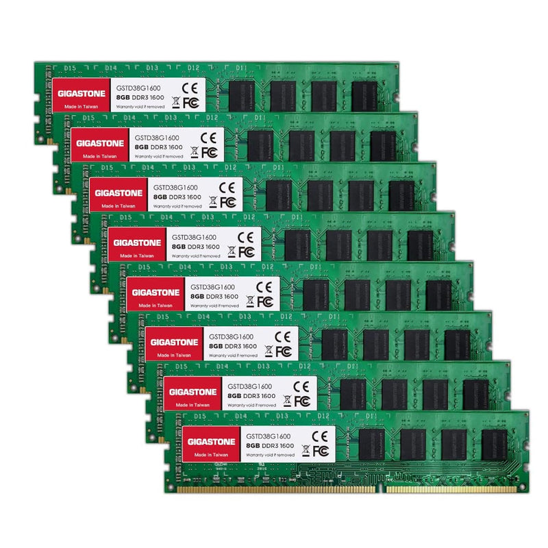 Ddr3 Ram Desktop Ram 64Gb (8X8Gb) Ddr3 64Gb Ddr3-1600Mhz Pc3-12800 Cl11 1.5V U