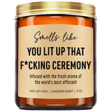 Funny Scented Candle, Wedding Officiant Gifts For Wedding Day, Officiant Proposal Gifts - Thank You Presents For Best Officiant - 9 Oz