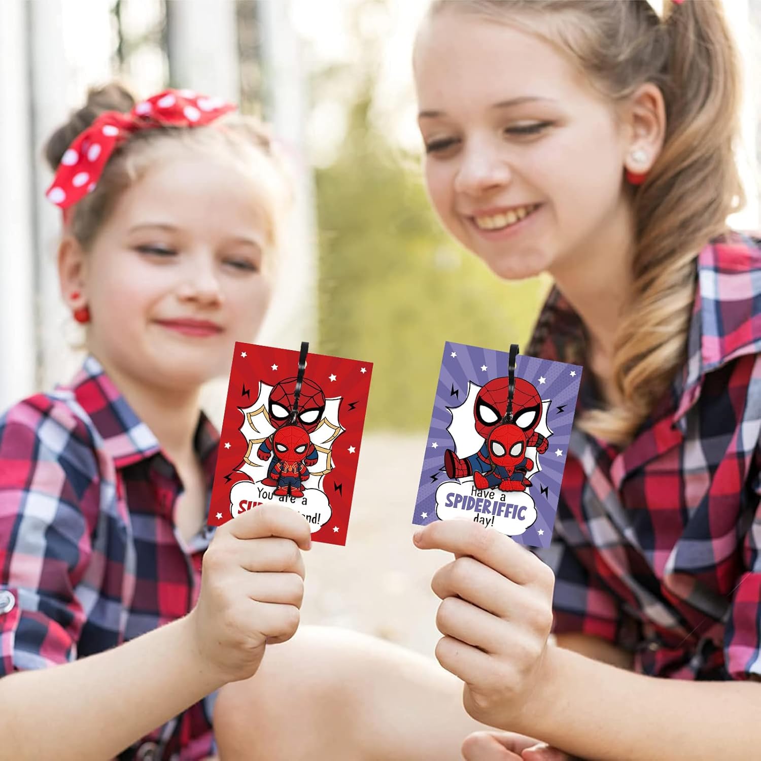 24 Pack Valentines Day Cards For Kids With Key Chains For Valentine'S Classroom Exchange, Valnetine'S Day Gifts For Kids Party Favor, Game Prizes