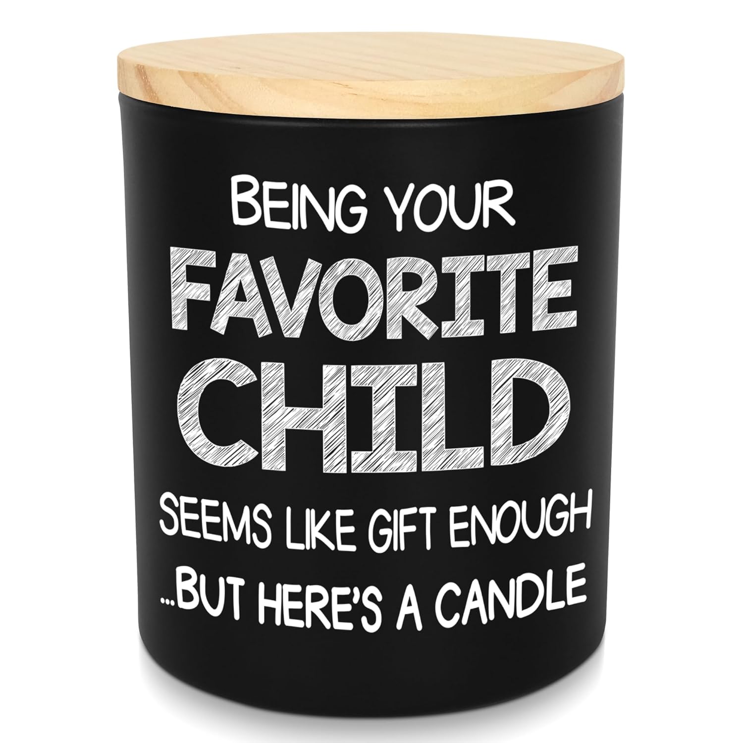 Birthday Gifts For Mom - Favorite Child Scented Candle Vanilla Lavender 10 Oz - Mom Dad Birthday Gifts From Daughter Son, Grandma Grandpa Gift Ideas, Candle For Parents