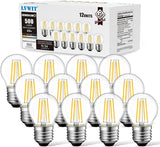 G14 LED Filament Light Bulb 60W Equivalent 2700K Warm White Small Globe Bulb