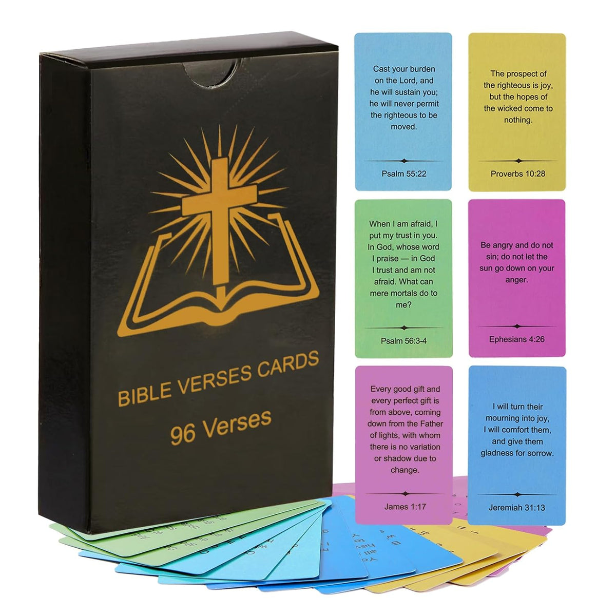 Scripture Cards With Bible Verses – Mini Verse Prayer Cards, Christian Gifts For Women, Men, Kids, Christmas & Birthday Gift Idea