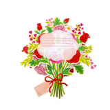 Beloved Rose Pop Up Card, 8 Inches Flower 3D Greeting Card With Love Tag, Romantic Floral Bouquet For Valentines, Birthday, Anniversary, Mothers Day, Her, Includes Envelope & Message Note