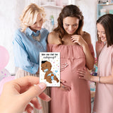 40 Baby Shower Scratch Off Game Cards, Boy African American Poopie Scratch Off Lottery Tickets Baby Shower Party Games Funny Party Icebreak Game Ideas For Baby Shower Who Got Poopie, White