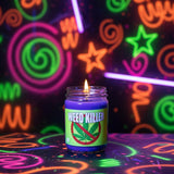 Weed Killer Candle By 12Oz All Natural Soy Smoke And Odor Eliminating Candle (Removes Cannabis Weed Smoke Smell) Soy Wax 12Oz Candle… N