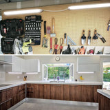 2 Pack 2FT LED Shop Lights 22W 3300LM 6500K Linkable T8 Utility Fixtures
