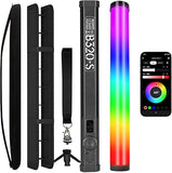 RGB Tube Light 5200mAh Magnetic Handheld LED Video Light Wand 2500K 9900K for Studio Vlog