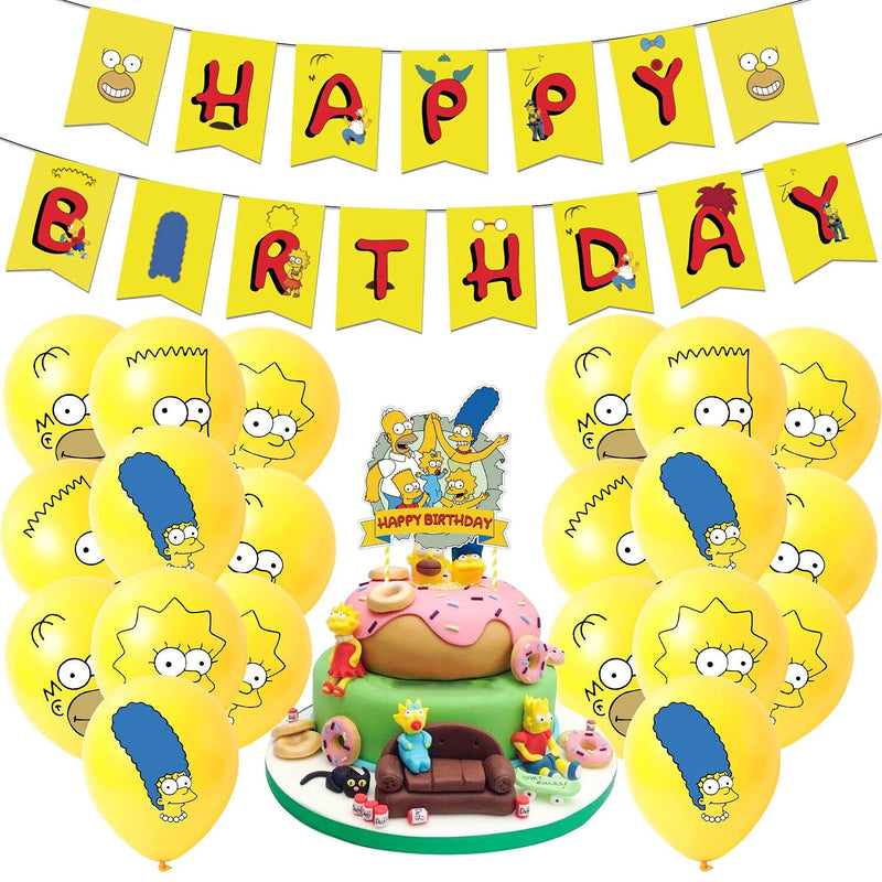 Party Supplies , Birthday Party Set Includes Happy Birthday Banner,Cak